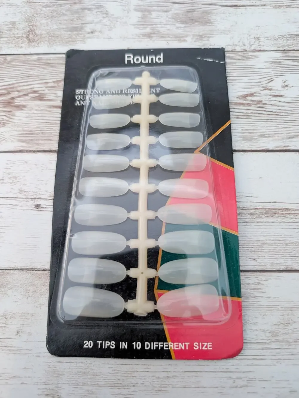 Sossi Tree Nail Round 20 Tips in 10 Different Sizes - New (Packaged Damage)